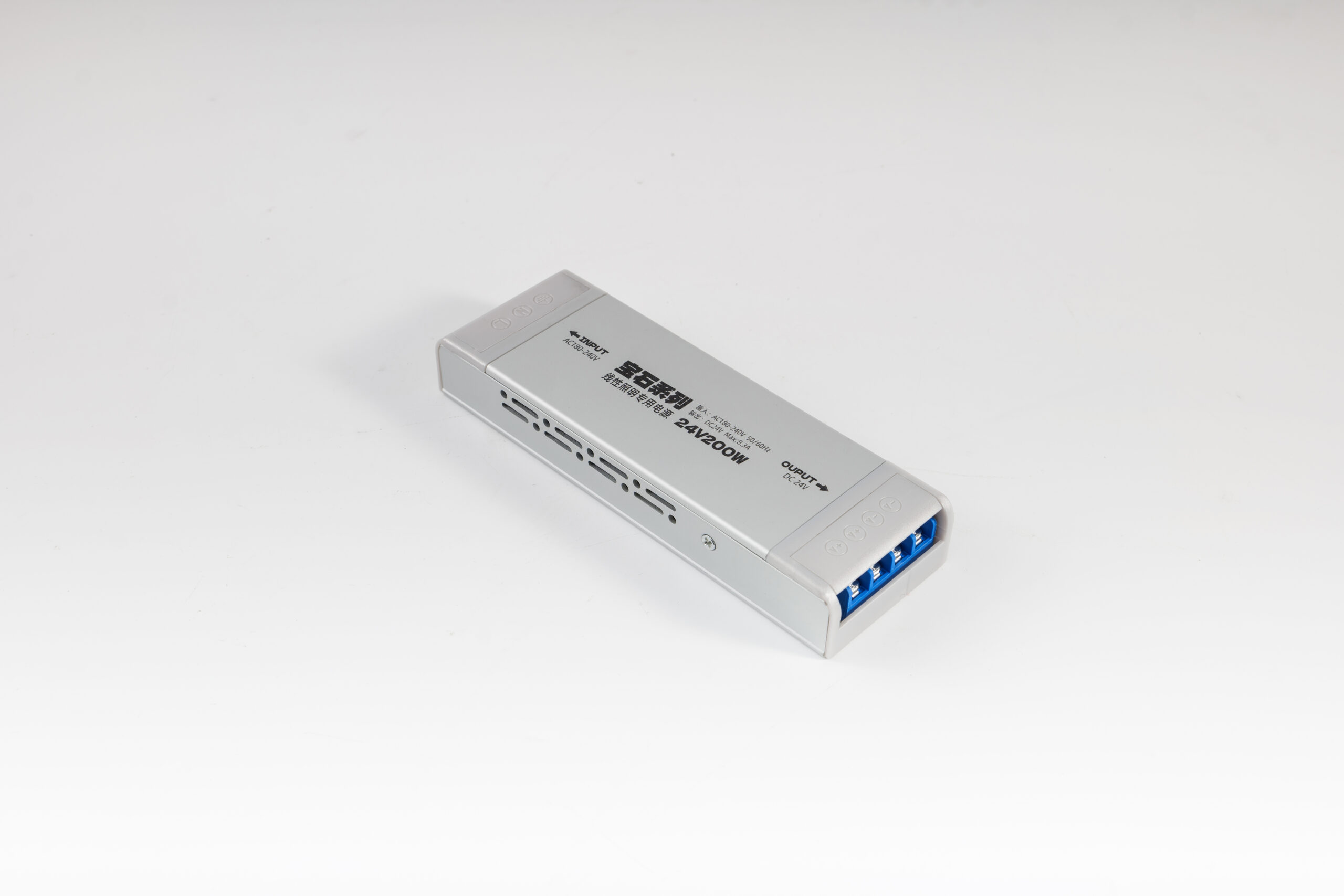 24V 200W LED strip light power supply driver for commercial projects