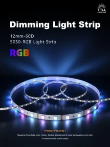 RGB SMD5050 LED strip lights for commercial color changing lighting projects