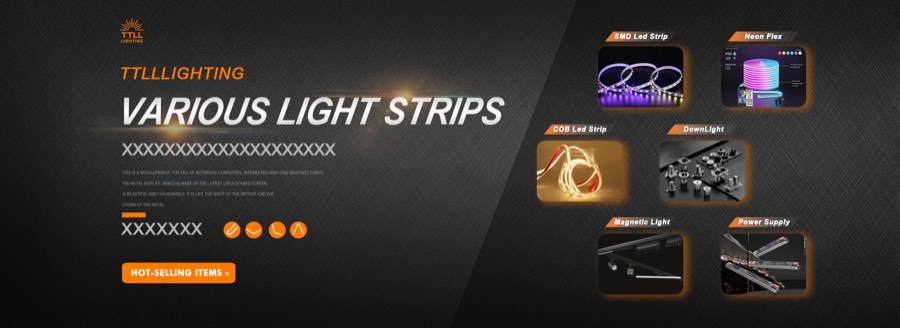 Wholesale SMD LED strip product range for distributors and importers