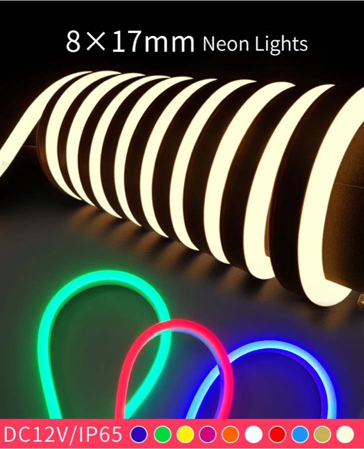 Custom neon flex shape and bending application