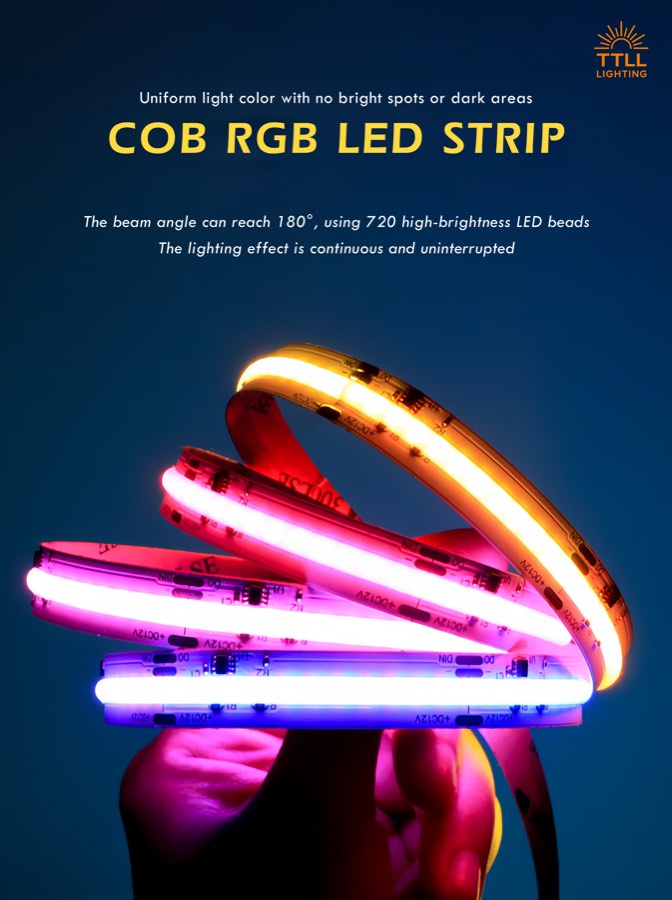 Wholesale RGB COB LED strip lights